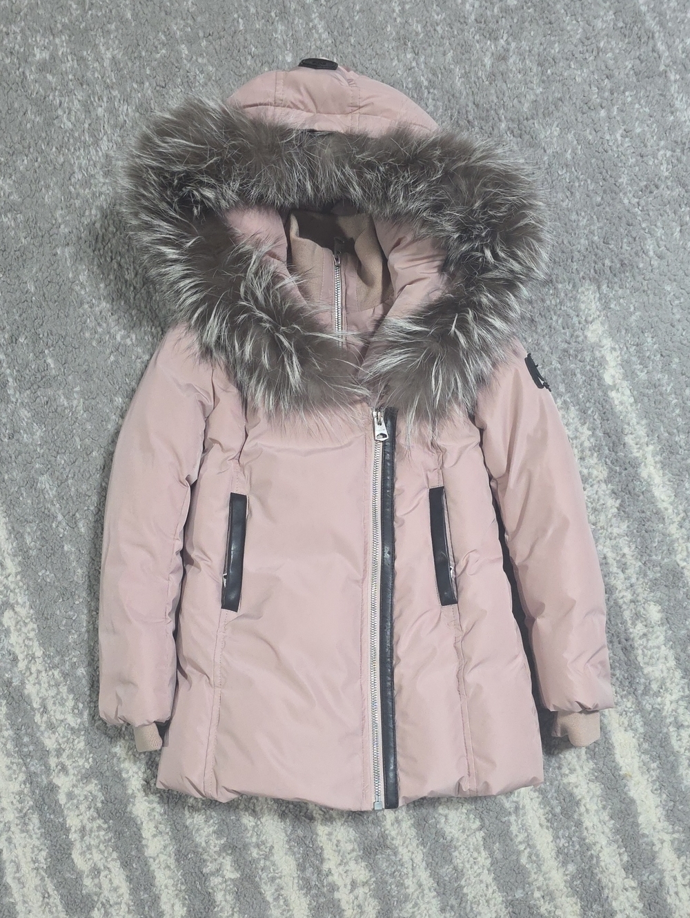 Mackage Blush Pink  Puffer Coat.